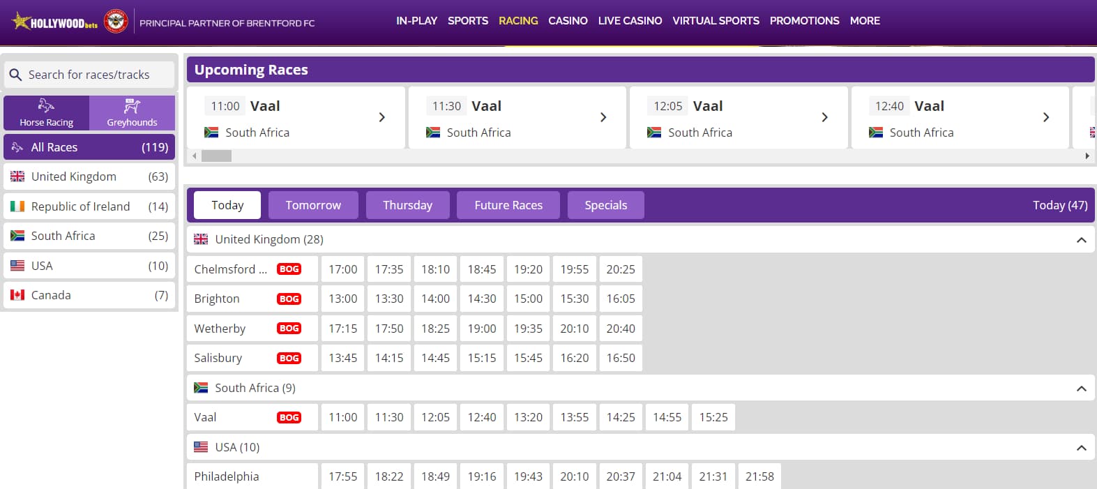 hollywoodbets betting
