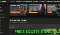 BetZone Home Page Gallery