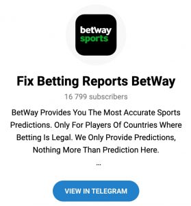 Betway Accurate Sports Reports Telegram
