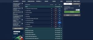 Sporting Index spread betting example