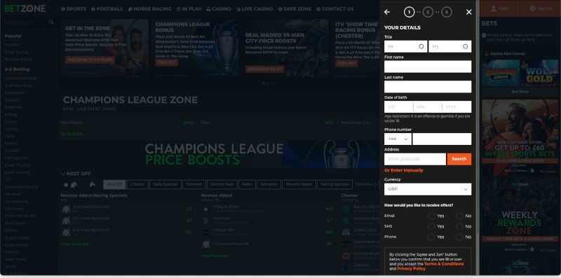 betzone screenshot 2