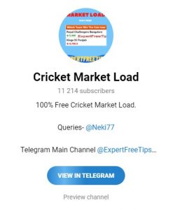 Cricket market load