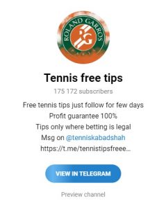 tennis free tips