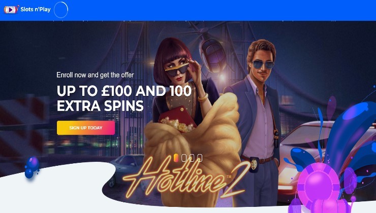 Slots n’Play casino welcome package