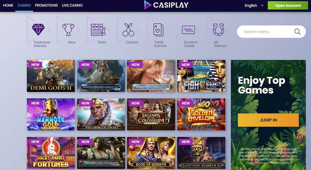 Casiplay home