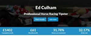 Ed Culham professional horse racing tipster