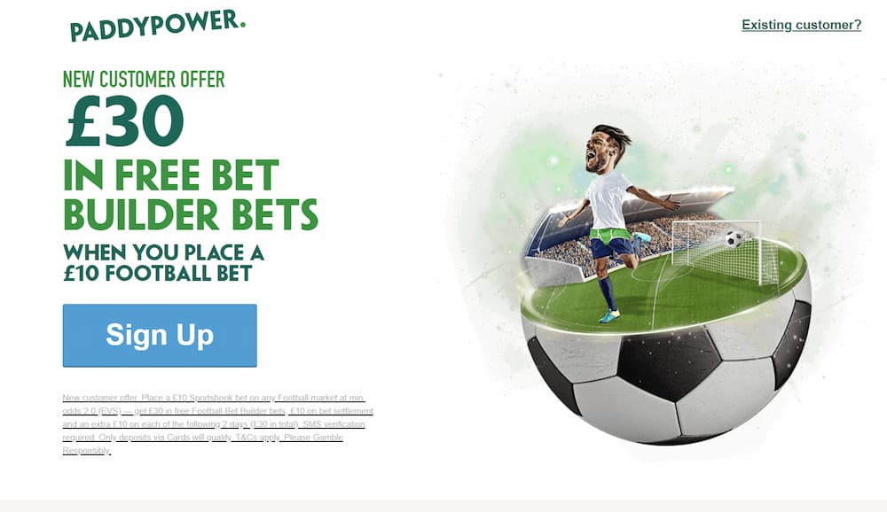 paddy power new bet builder offer