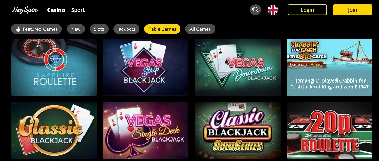 online blackjack casino sites HeySpin