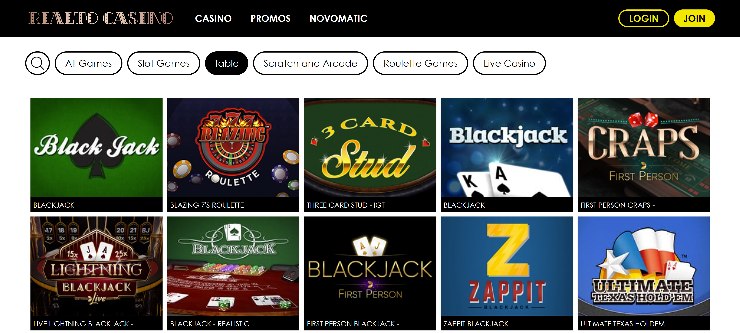 online blackjack casino sites Rialto