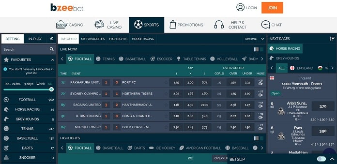 Bzeebet sportsbook