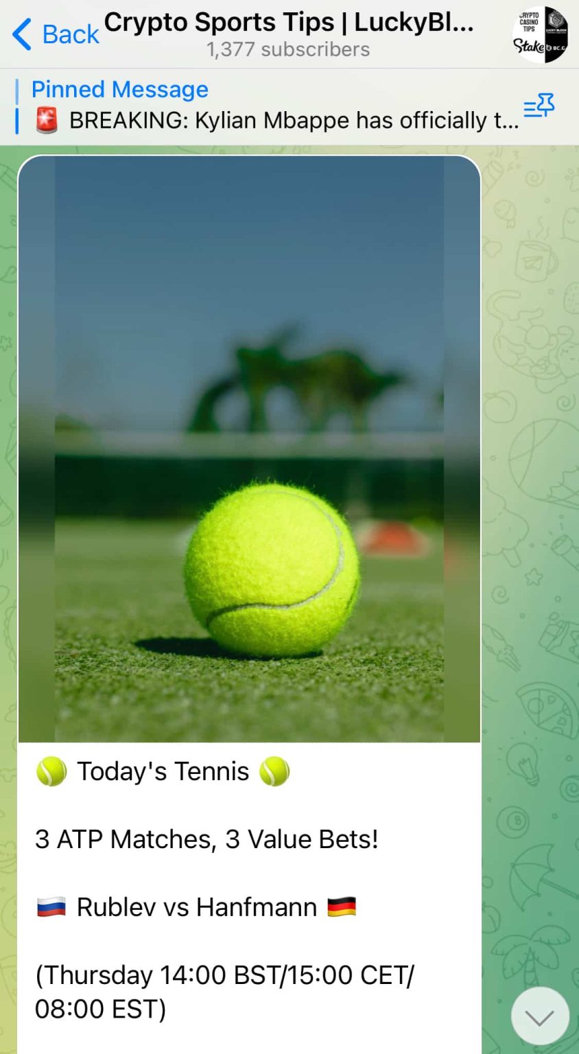 Best Betting Tips Telegram Channels Free Sports Predictions