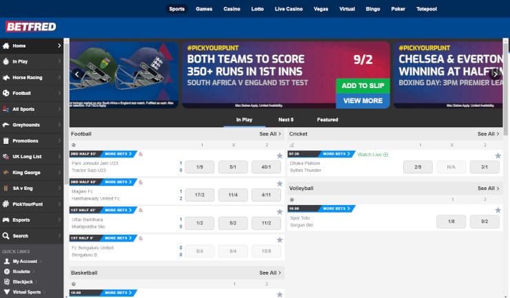 betfred sports betting site