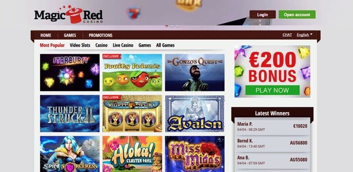 magic red casino