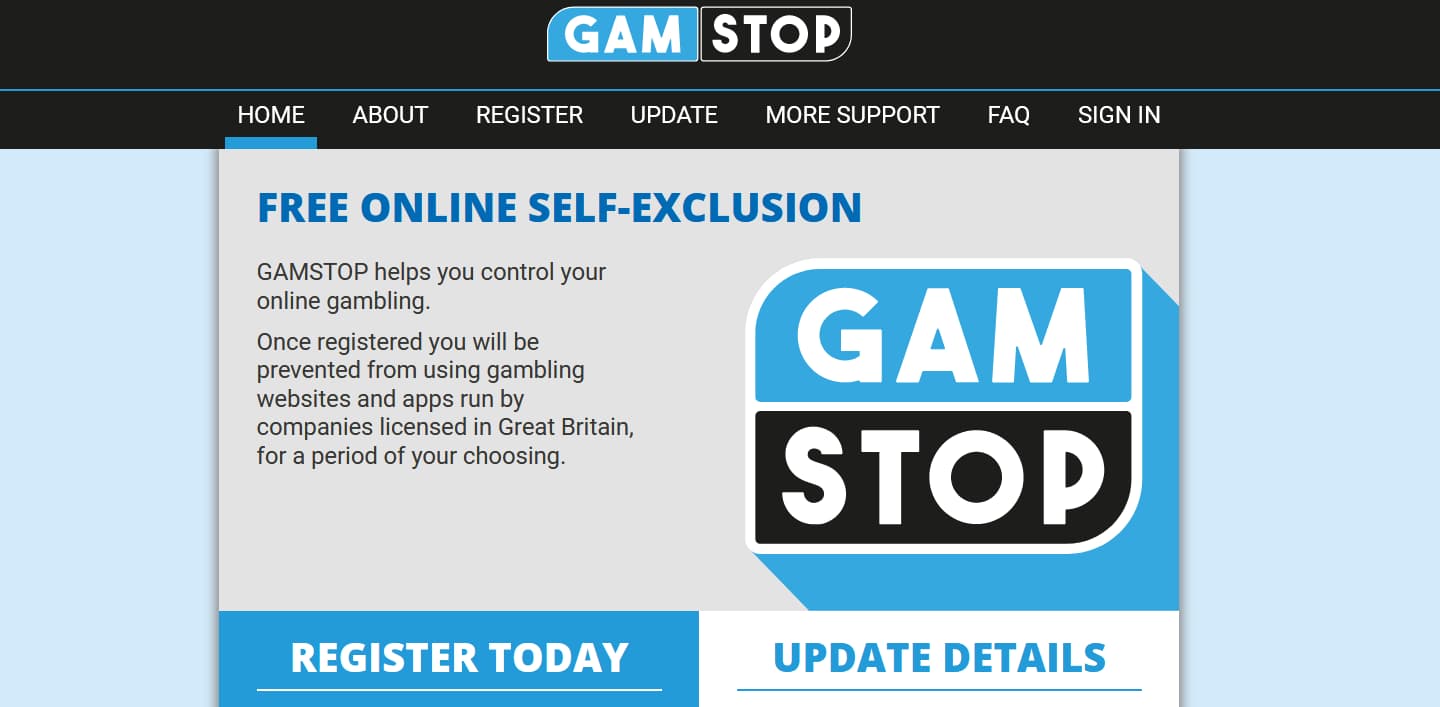 self exclusion gamstop