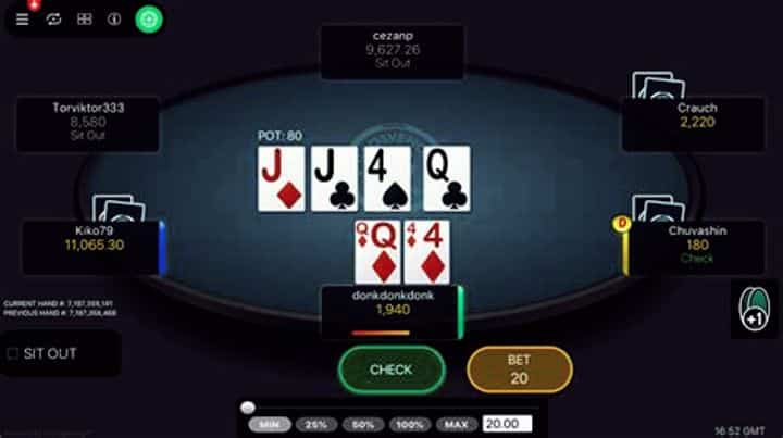 grosvenor poker online room