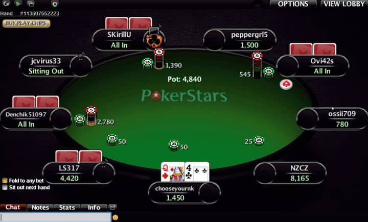 poker stars online poker site