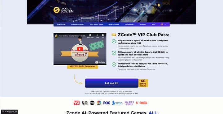 zcode system home page