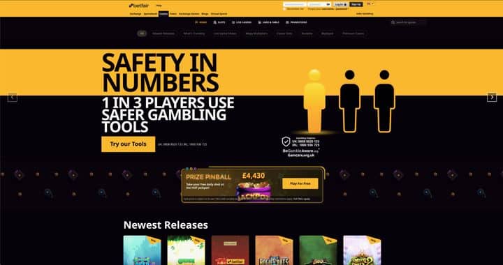 betfair casino